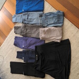 ✨ 6 pants + 1 skort with POCKETS (Betabrand and Uniqlo)